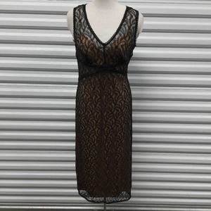 Vintage Y2K Express Juniors Dress Size 11/12 Black Lace